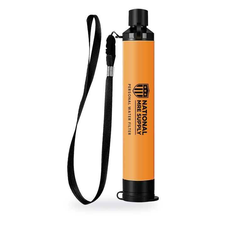 Personal Water Filter Straw — 4-Stage, 0.1 Micron, 1,500 L