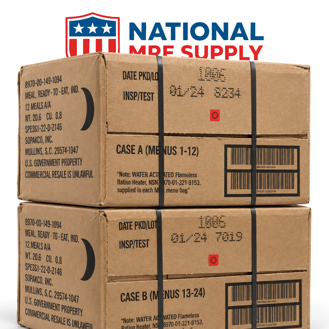 Military MREs — Singles, Cases, Bundles & Pallets