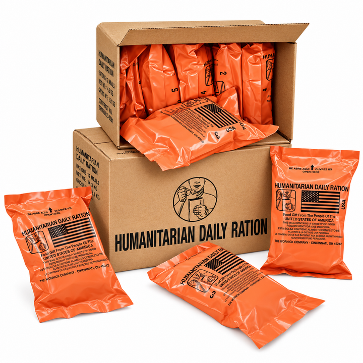 Humanitarian Daily Rations Case — 10 HDR Packs / 20 Entrées