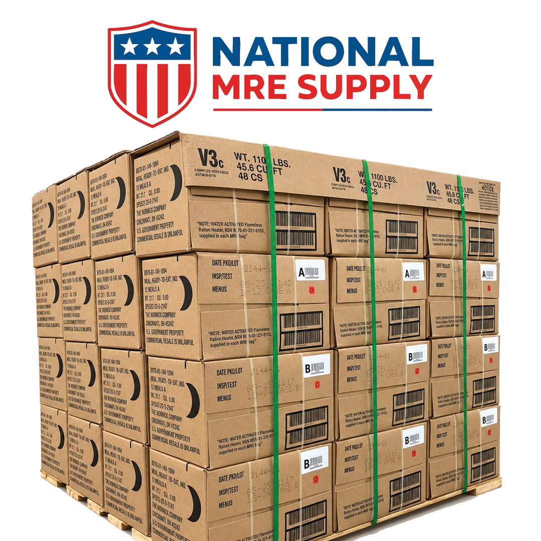 Military MREs — Singles, Cases, Bundles & Pallets