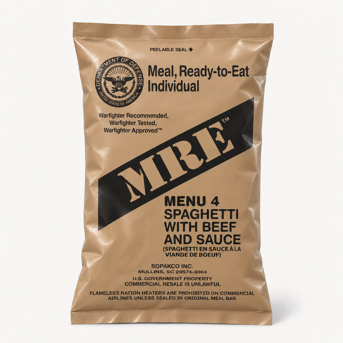 Menu 4: Spaghetti w/ Beef and Sauce